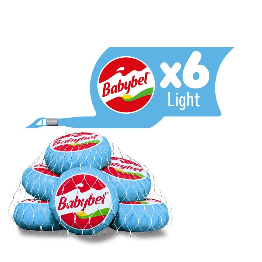 Queso mini BABYBEL light 6 unidades 120 g