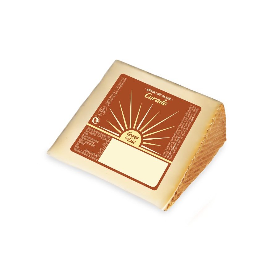 Queso oveja curado GRANJA LA LUZ cuña 200 g
