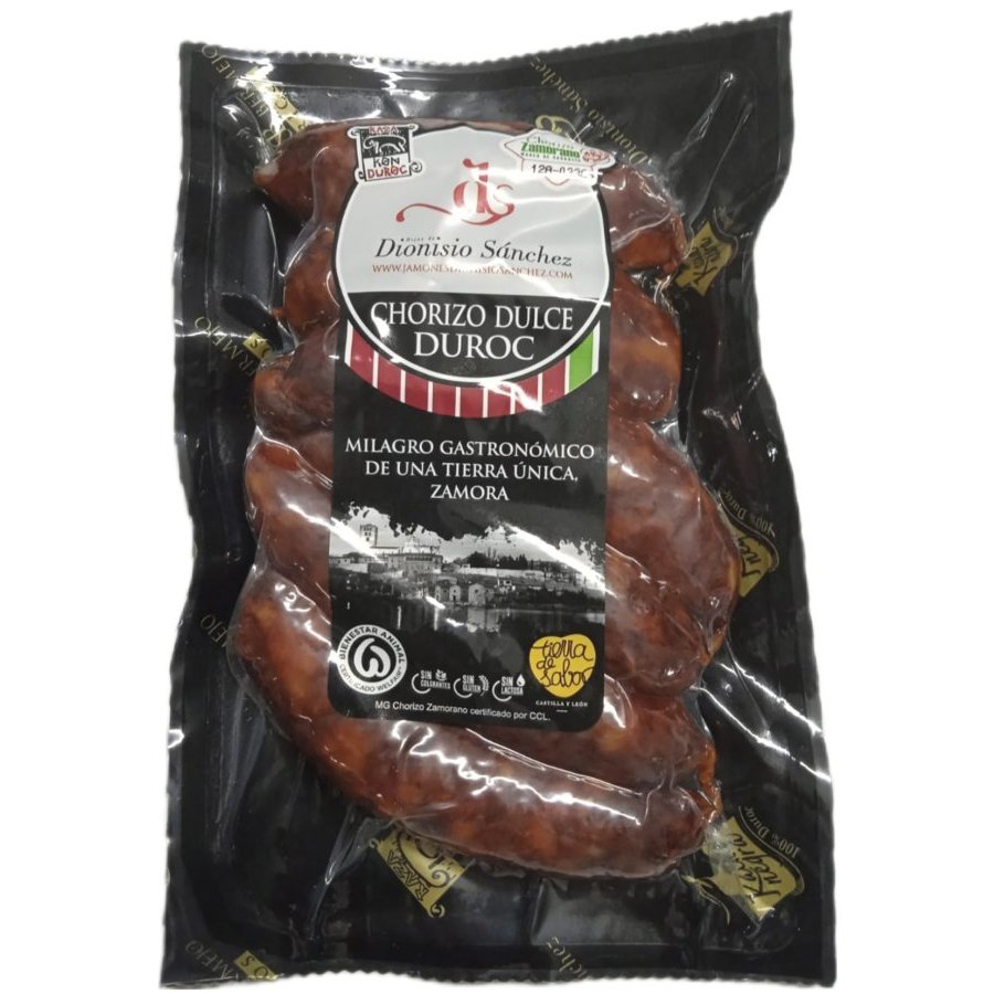 Chorizo dulce duroc zamorano DIONISIO SANCHEZ 320 g