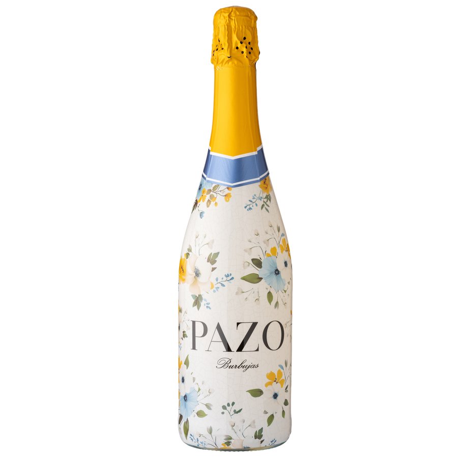Bebida PAZO blanco Burbujas del Camino botella 75 cl