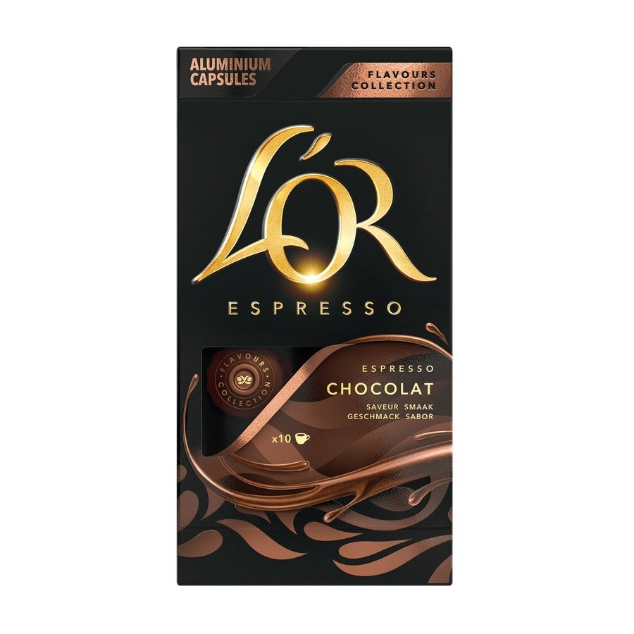 Café cápsulas L'OR Espresso Chocolate 10 unidades 52 g