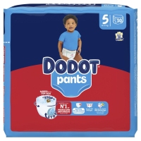 Cueiro aprendizaxe DODOT Pants talle 5 30 unidades