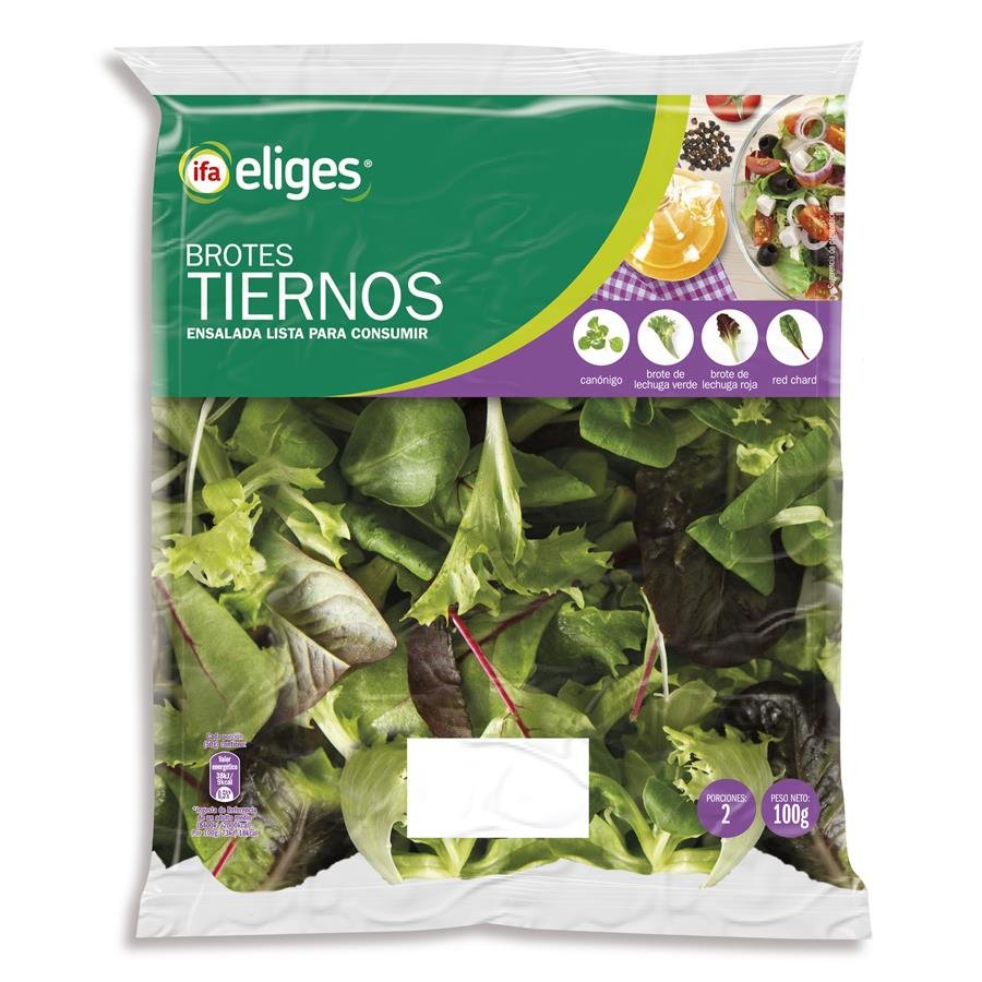 Ensalada mezcla brotes tiernos IFA ELIGES bolsa 100 g