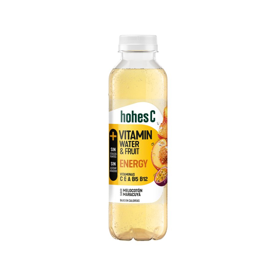 Bebida refrescante HOHES C Vitamin Water & Fruit Energy pet 50 cl