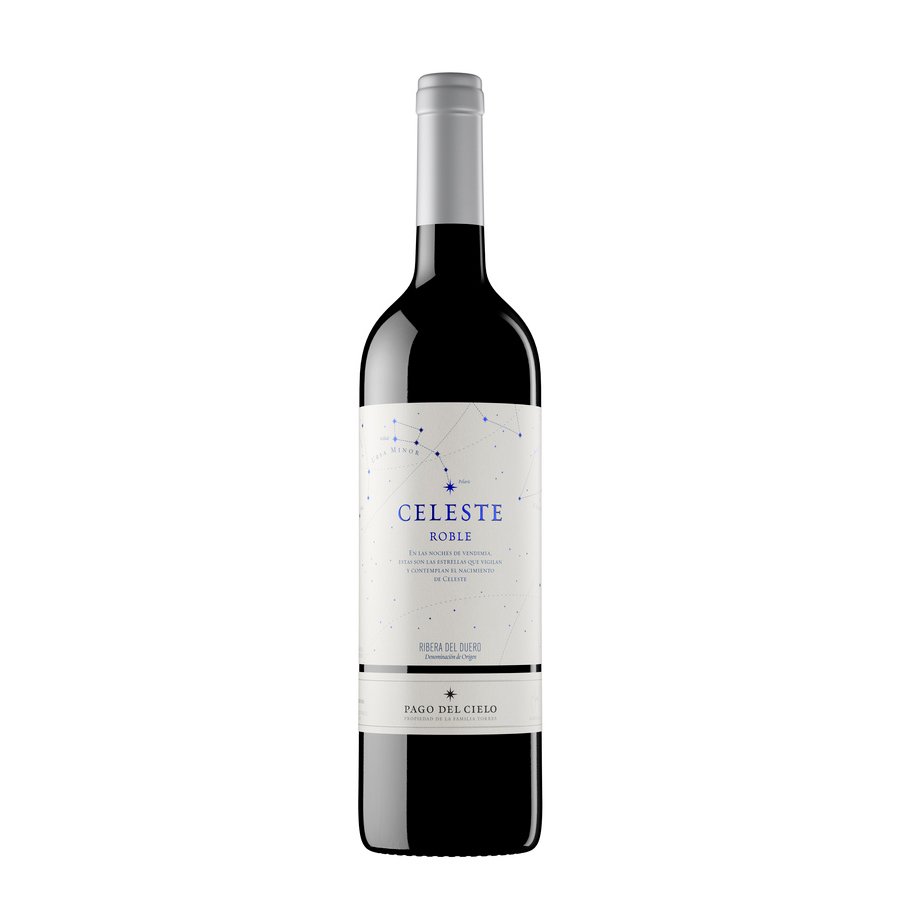 Vino tinto D.O.Ribera del Duero CELESTE roble botella 75 cl