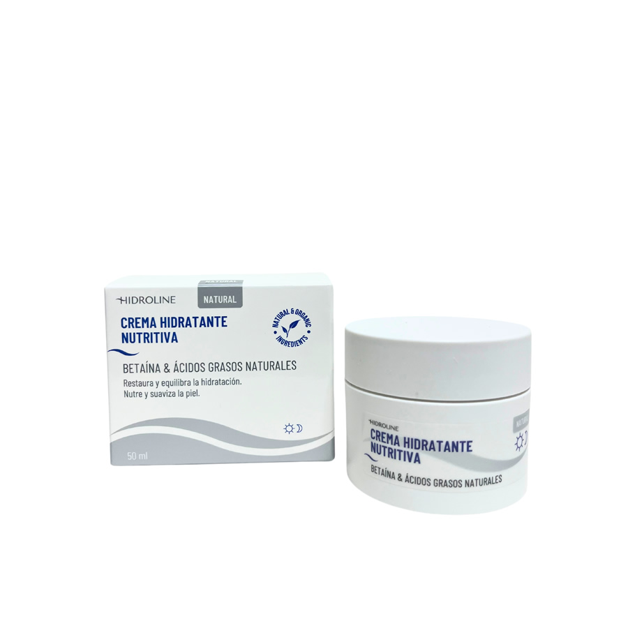 Crema hidratante nutritiva natural HIDROLINE 50 ml