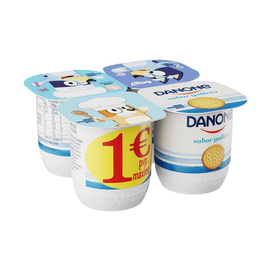 Imagen de Yogur DANONE sabor galleta 4x120 g