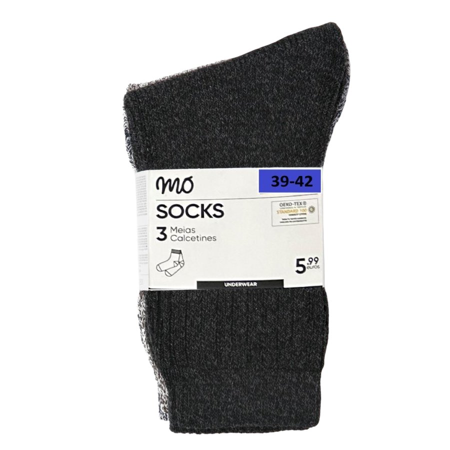 Pack 3 calcetines trecking talla 39-42