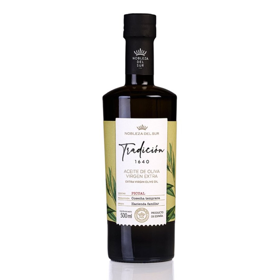 Aceite oliva virgen extra NOBLEZA DEL SUR 1640 picual botella 50 cl