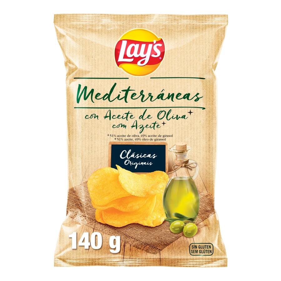 Patatas fritas LAY'S Mediterráneas 140 G