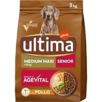 Alimento perro ULTIMA medium/maxi senior pollo 3 kg