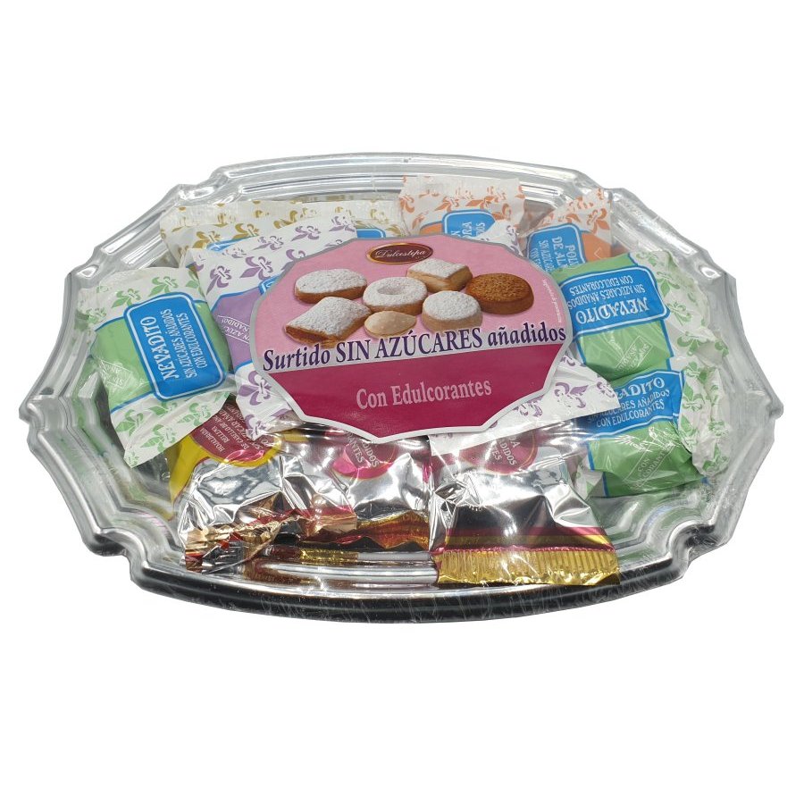 Surtido sin azúcar DULCESTEPA bandeja 350 g