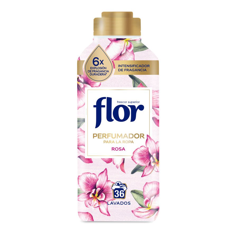 Perfumador líquido para la ropa FLOR Rosa 36 lavados 720 ml