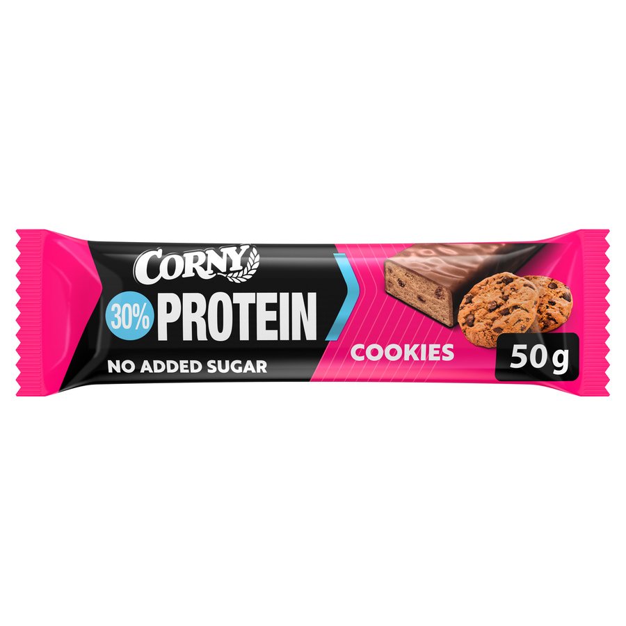 Barrita CORNY proteína cookies sin azúcar añadido 50 g