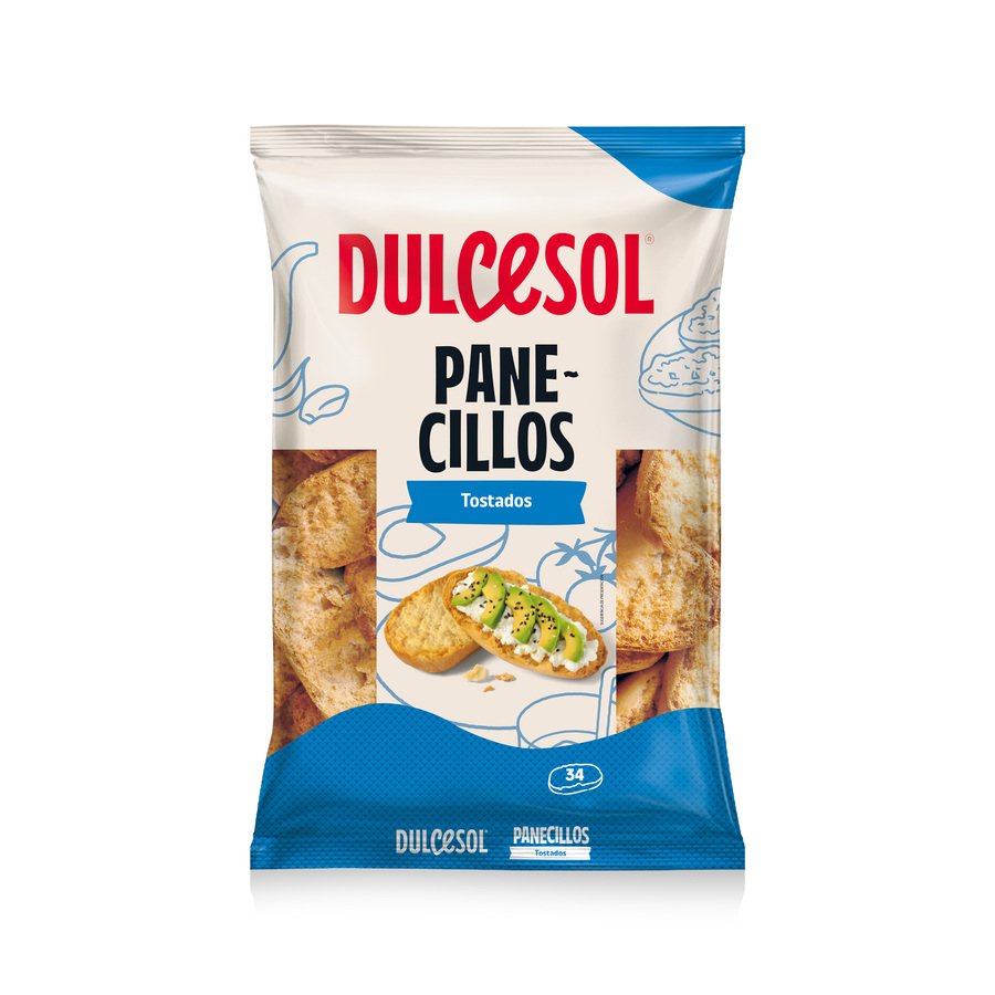 Panecillos tostados DULCESOL bolsa 400 g