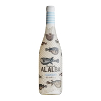 Vino blanco D.O.Rías Baixas ALALBA albariño botella 75 cl