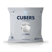 Hielo CUBERS ice balls bolsa 1 kg