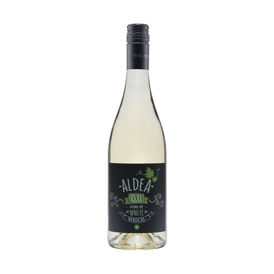 Bebida de uva blanca fermentada desalcoholizada ALDEA 0,0% botella 75 cl